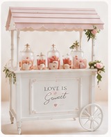 Wedding sweet cart