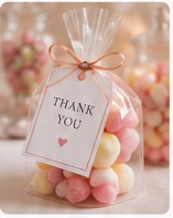 Personalised wedding sweet favours